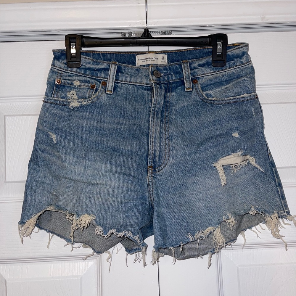Abercromie & Fitch High-Rise Jean Shorts